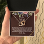 Interlocked Hearts Necklace for Wife