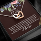 Interlocked Hearts Necklace for Wife