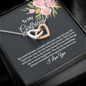 Interlocked Hearts Necklace for Girlfriend