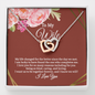Stunning Interlocking Hearts Pendant Necklace for Wife
