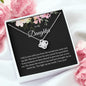 Stunning Love Knot Necklace for Daughter