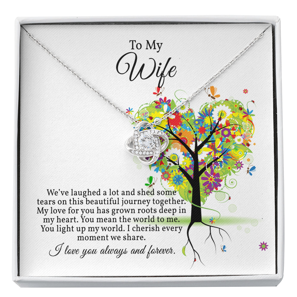 Stunning Love Knot Necklace for Wife