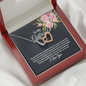 Interlocked Hearts Necklace for Girlfriend