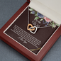 Interlocked Hearts Necklace for Wife