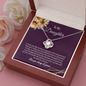 To My Daughter Necklace - My Love Will Be With You Always