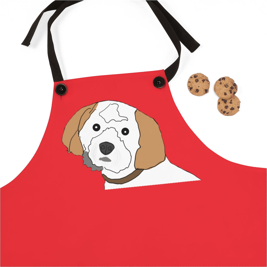 Personalized Apron with Hand Drawn Pet