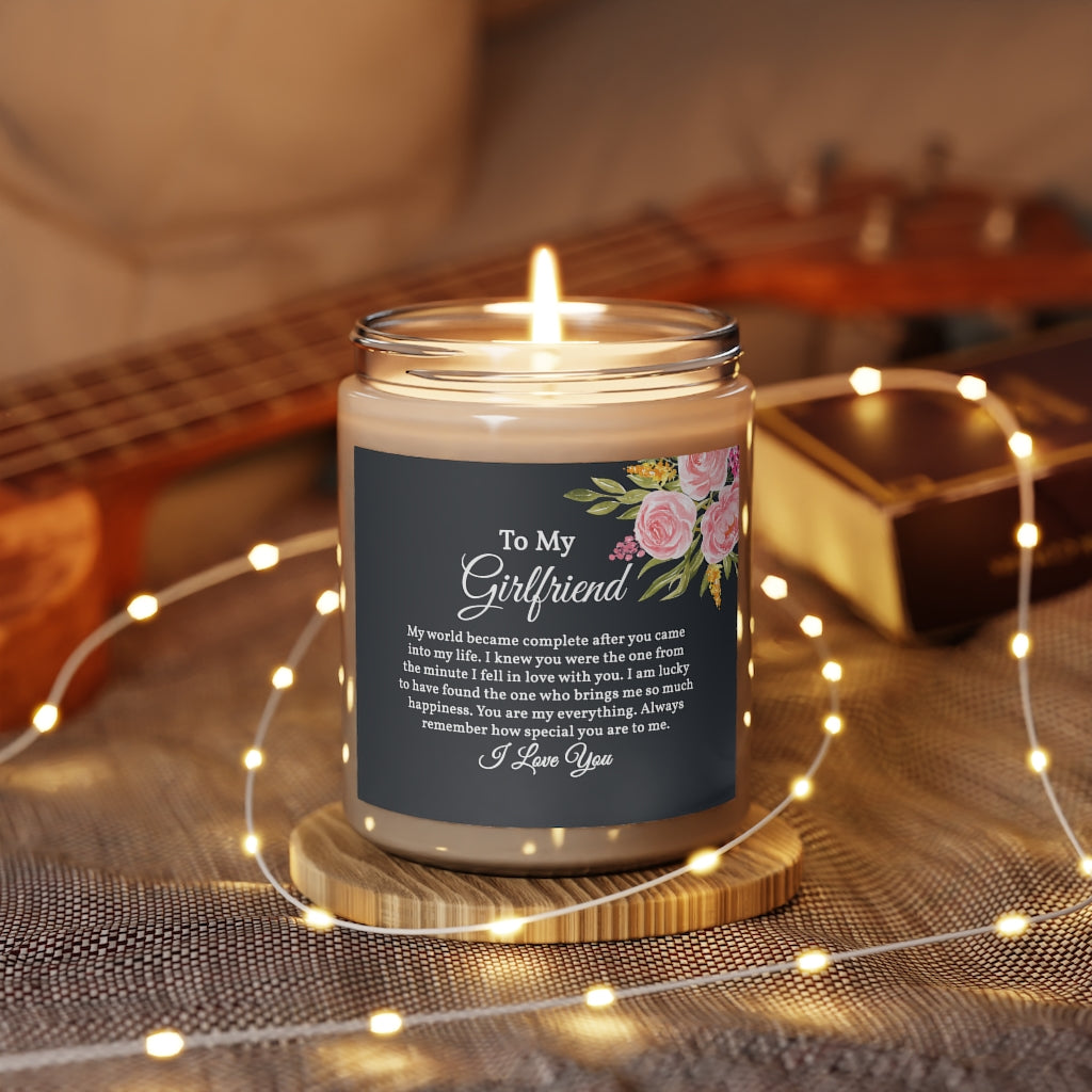 Candle Gift for Girlfriend - Scented Candle, 9oz