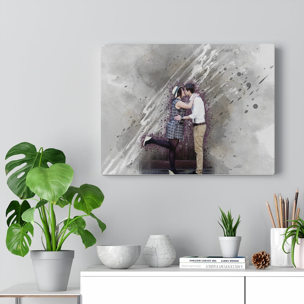 Personalized Watercolor Painting, Custom Watercolor Portrait From Photo