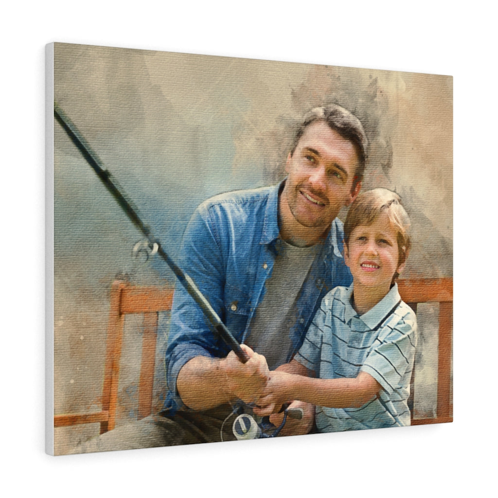 Personalized Watercolor Painting, Custom Watercolor Portrait From Photo