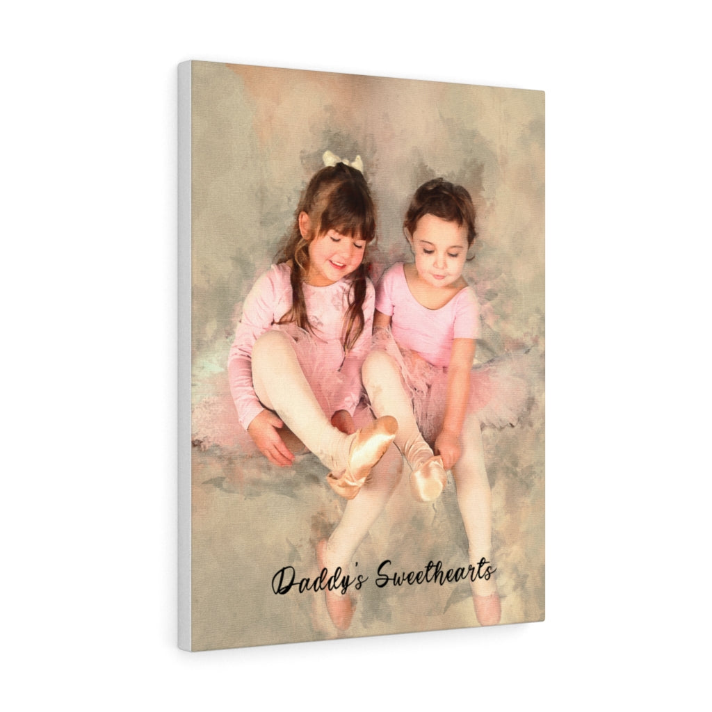 Personalized Watercolor Painting, Custom Watercolor Portrait From Photo