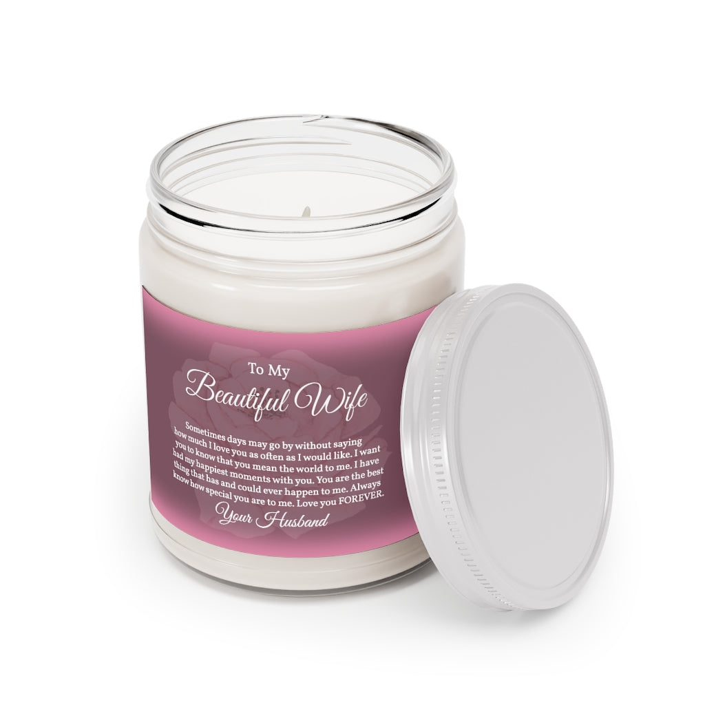 Gift for Wife - Candle Jar with Aromatherapy Candle, 9oz