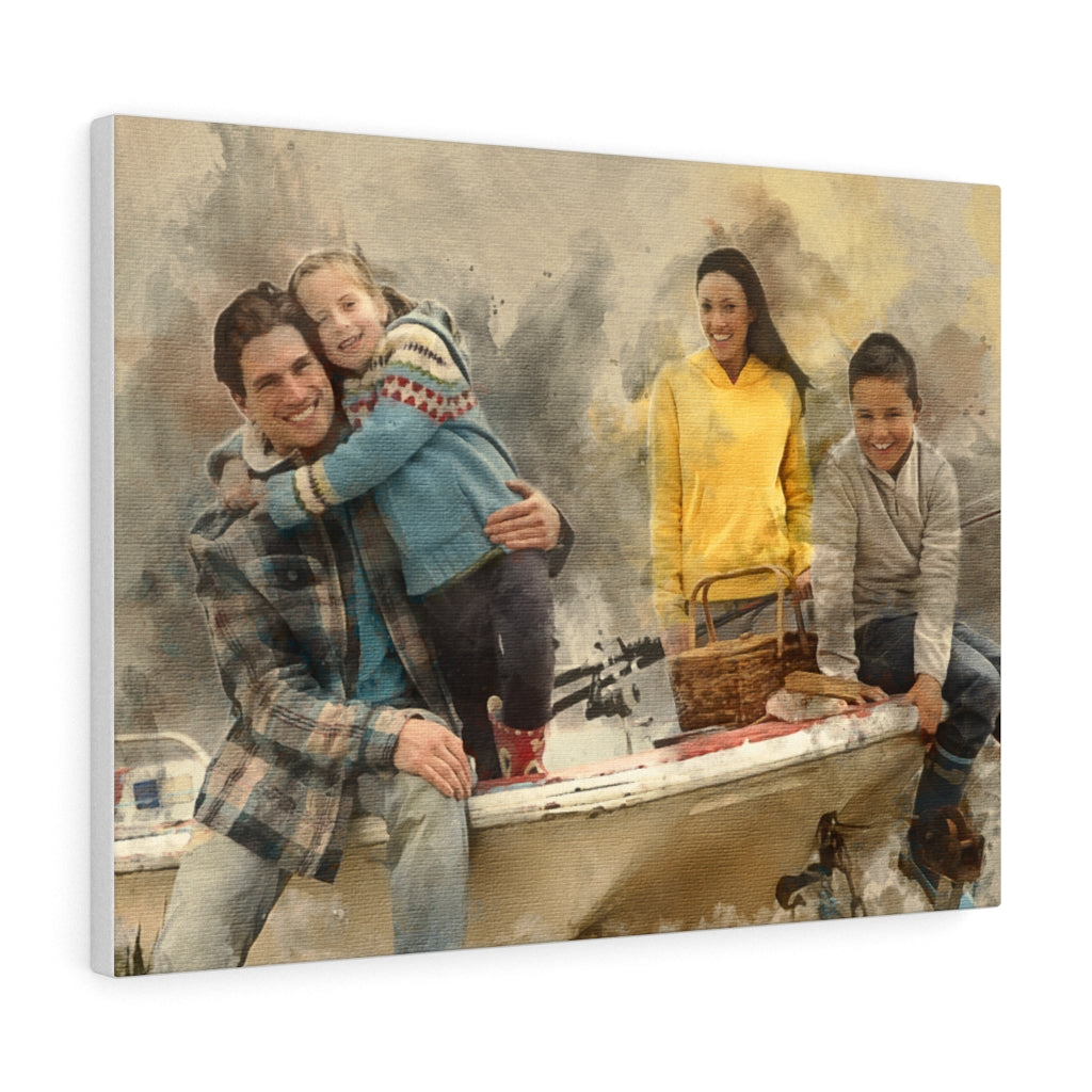 Personalized Watercolor Painting, Custom Watercolor Portrait From Photo