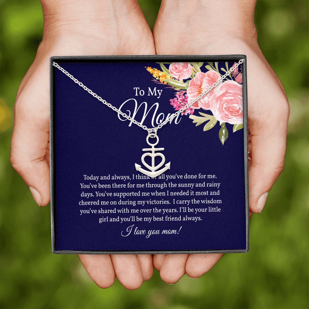 Anchor Necklace For Mom
