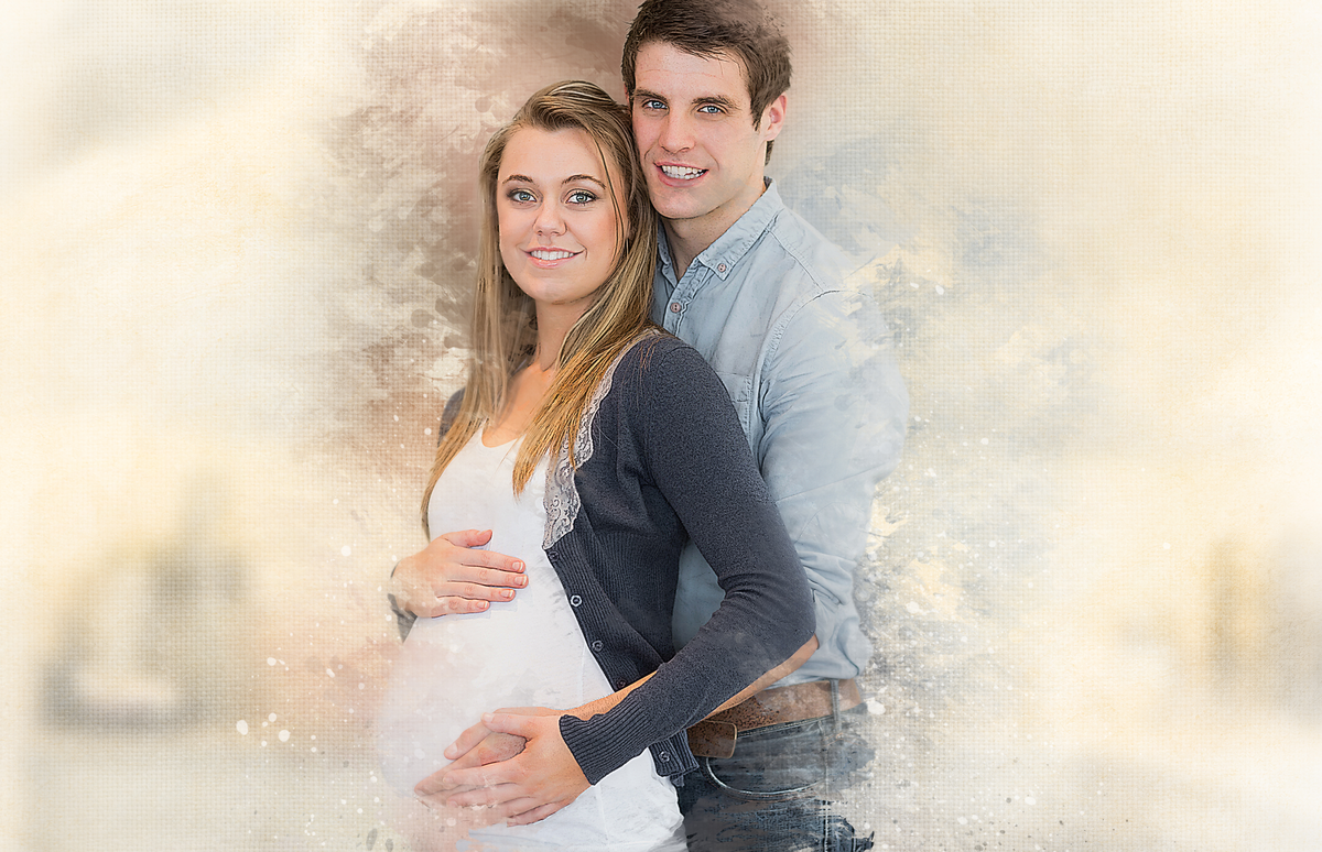 Personalized Watercolor Painting, Custom Watercolor Portrait From Photo