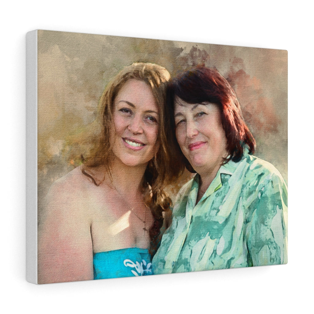 Personalized Watercolor Painting, Custom Watercolor Portrait From Photo