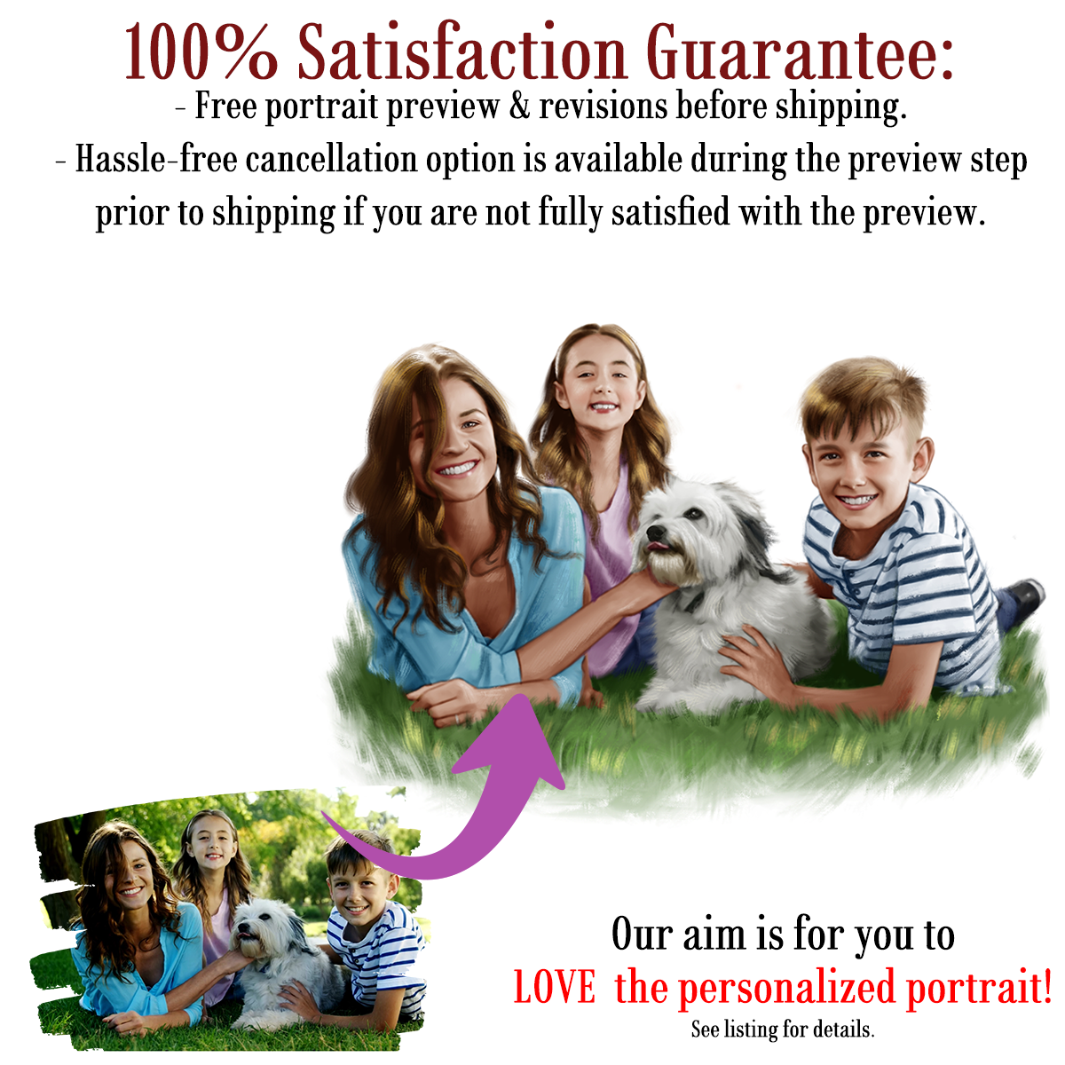 Custom Portrait - Portrait from Photo